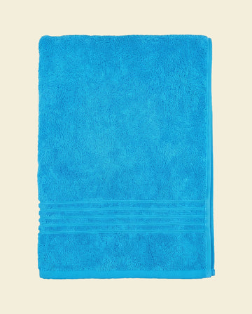 bamboe sauna handdoek blauw