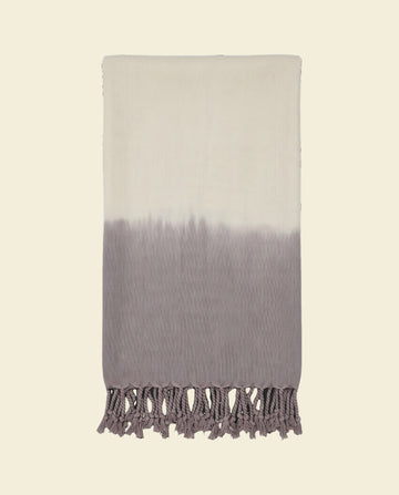 dip dye hamamdoek taupe