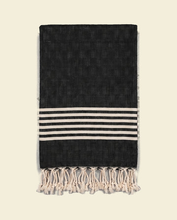 gastendoek Krem Sultan black