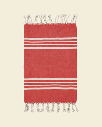 gastendoek Krem Sultan red