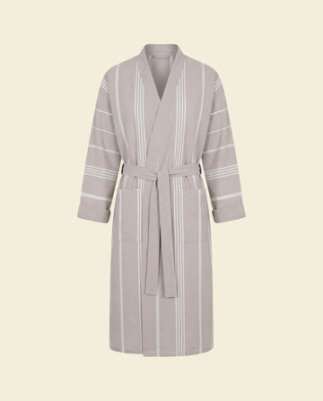 hamam badjas grijsbeige