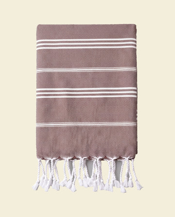 hamam handdoek chocolade