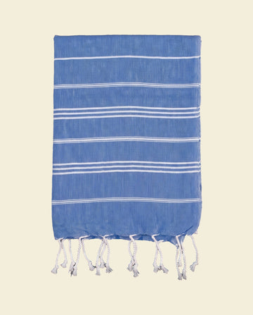 hamam handdoek grieksblauw