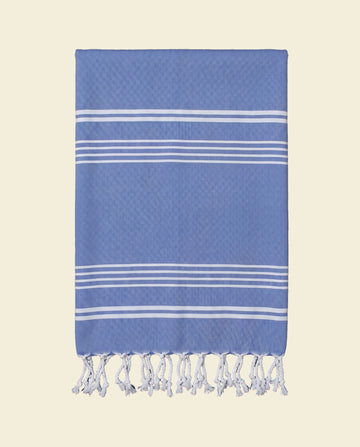 hamam handdoek korenbloemblauw