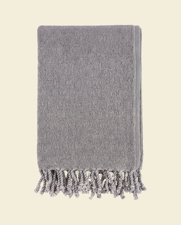 hamamdoek bamboe silver