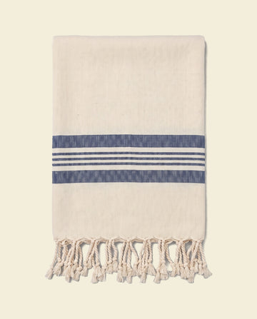 hamamdoek Krem Sultan natural navy