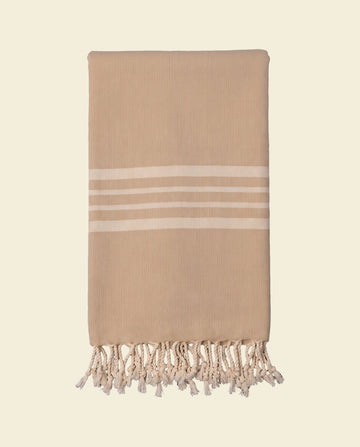hamamdoek Krem Sultan XXL beige