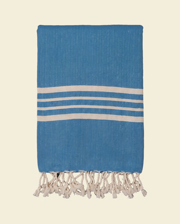 hamamdoek Krem Sultan XXL blue