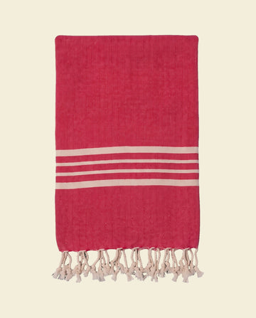 hamamdoek Krem Sultan XXL fuchsia