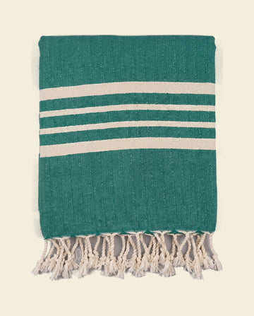 hamamdoek Krem Sultan XXL emerald