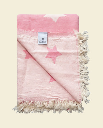 hamamdoek Ster roze