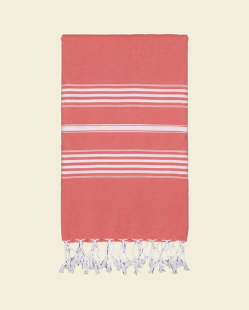 hamamdoek XL koraalrood