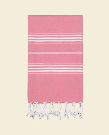 hamamdoek XL zuurstokroze