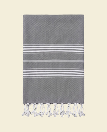 hamamdoek XL zwart