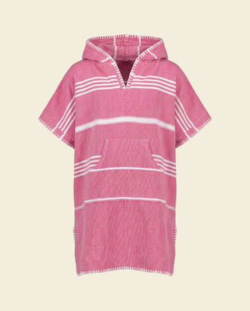 kids zwemponcho Leyla fuchsia