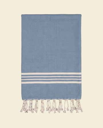 kleine hamamdoek Krem Sultan air-blue