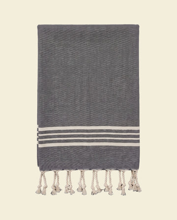 kleine hamamdoek Krem Sultan dark-grey