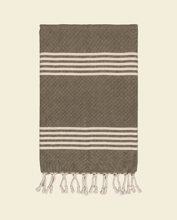 kleine hamamdoek Krem Sultan khaki