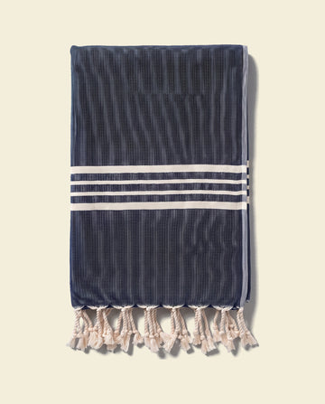 kleine hamamdoek Krem Sultan navy