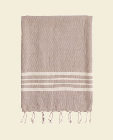 kleine hamamdoek Krem Sultan taupe