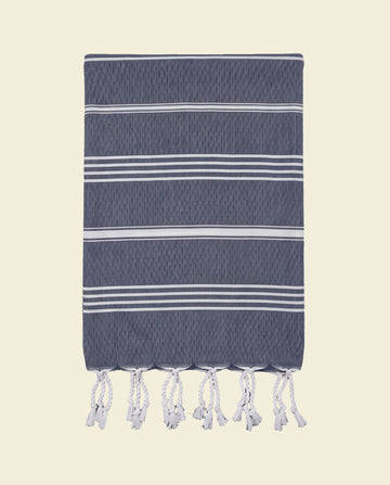 kleine hamamdoek Leyla navy