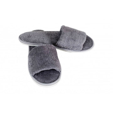 open sauna slippers grijs