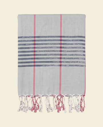 organic hamamdoek biokatoen lichtgrijs