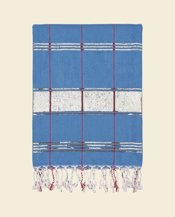 organic hamamdoek biokatoen mediteraanblauw