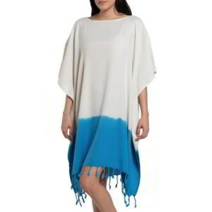 dip dye strandtuniek turquoise