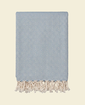 XXL hamamdoek Diamond air-blue