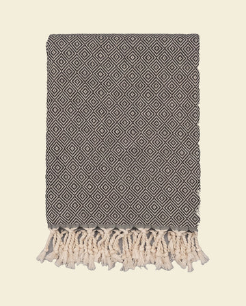 XXL hamamdoek Diamond black