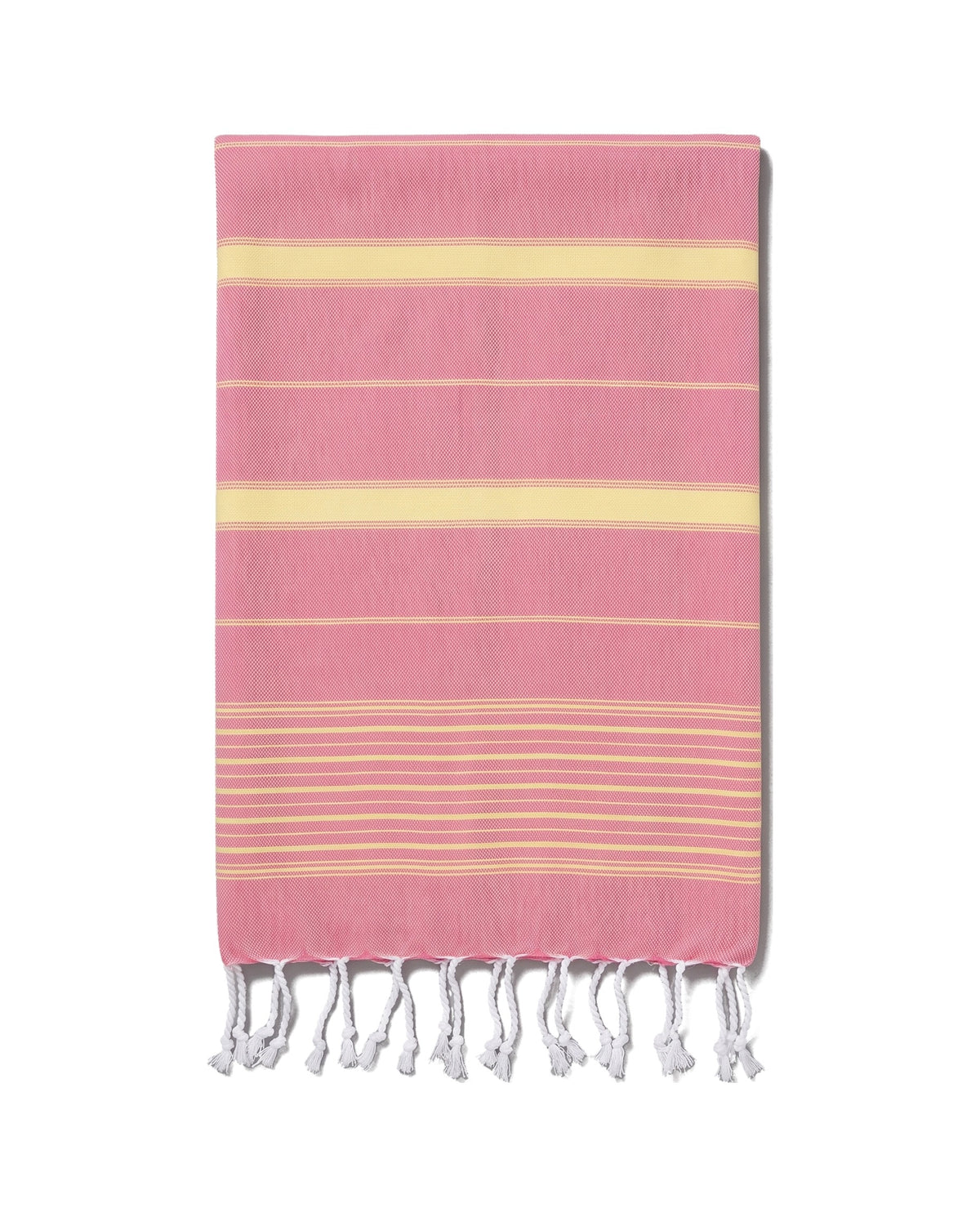 2 kleuren hamamdoek tulp/geel - vrijstaand