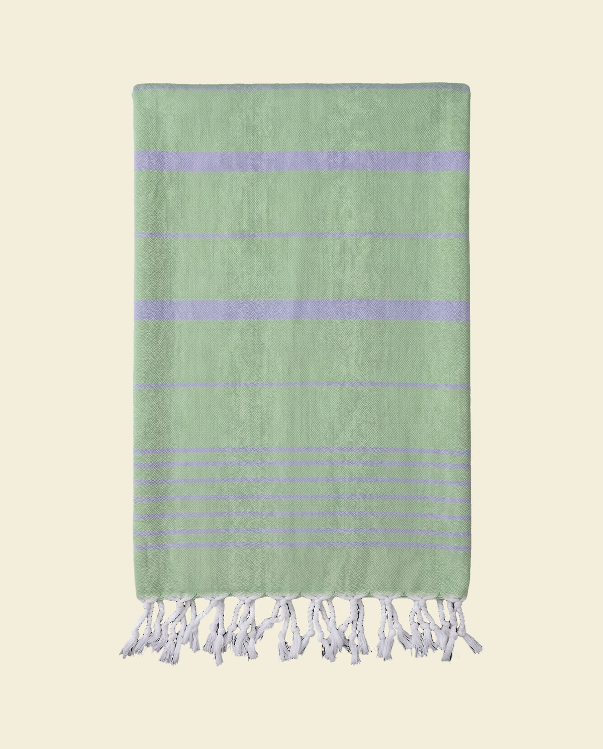 2 kleuren XXL hamamdoek pistache/lavendel - op kleur