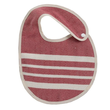 Baby slabbetje Krem Sultan dusty rose
