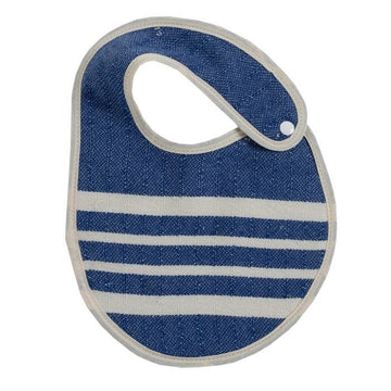 Baby slabbetje Krem Sultan royal blue