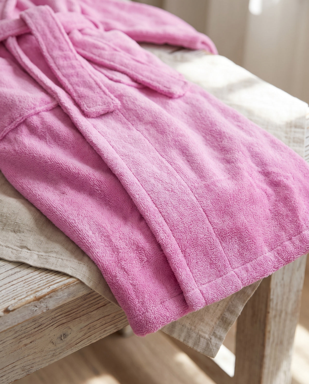 bamboe badjas kids - detail