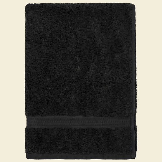 bamboe sauna handdoek zwart - op kleur