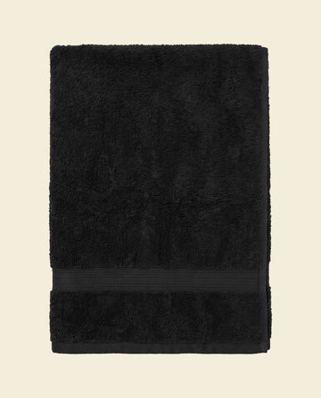bamboe sauna handdoek zwart
