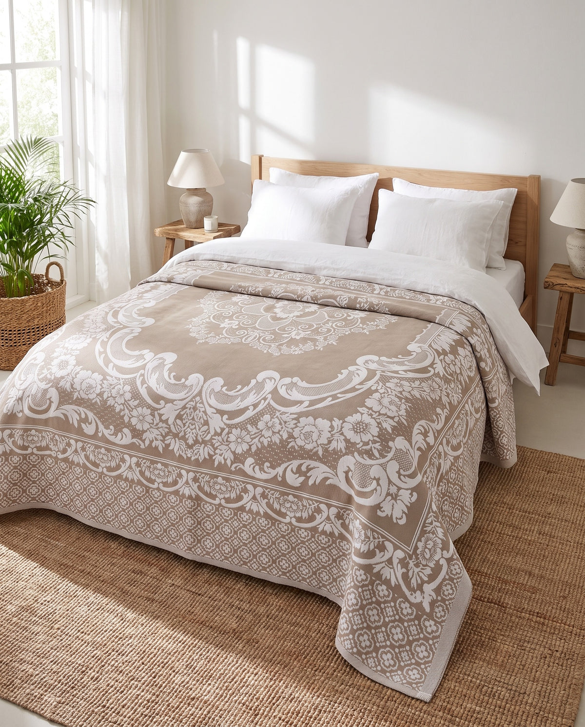 beddensprei Ince bruin - sfeer