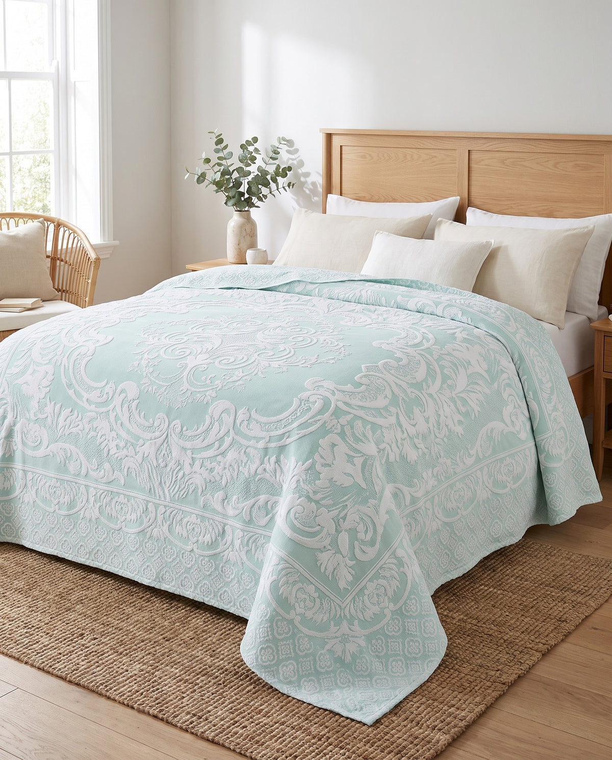 beddensprei Ince mint - sfeer