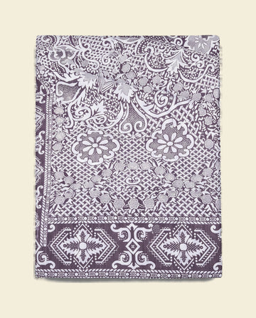 beddensprei Mozaïek aubergine