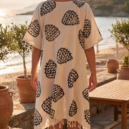 Boho strandtuniek black - sfeer