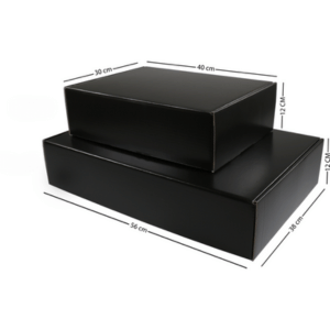 cadeauverpakking - doos zwart (leeg)