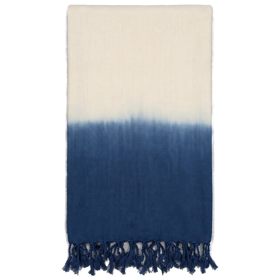 dip dye hamamdoek navy - vrijstaand