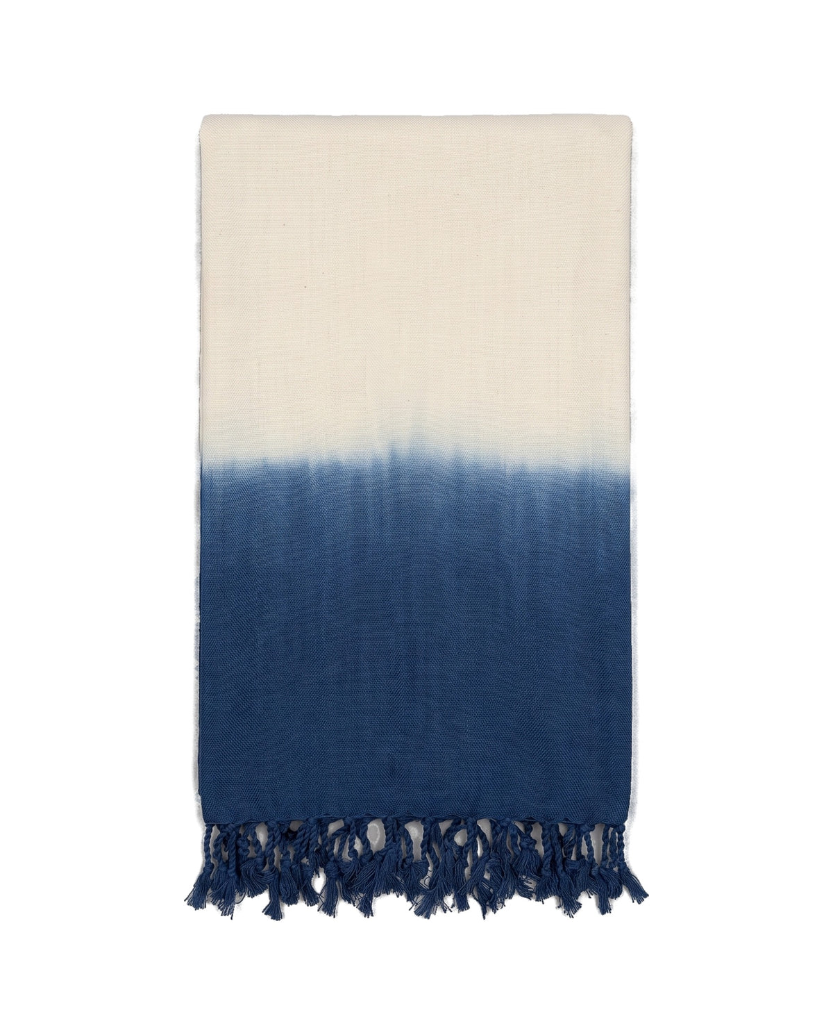 dip dye hamamdoek navy - vrijstaand
