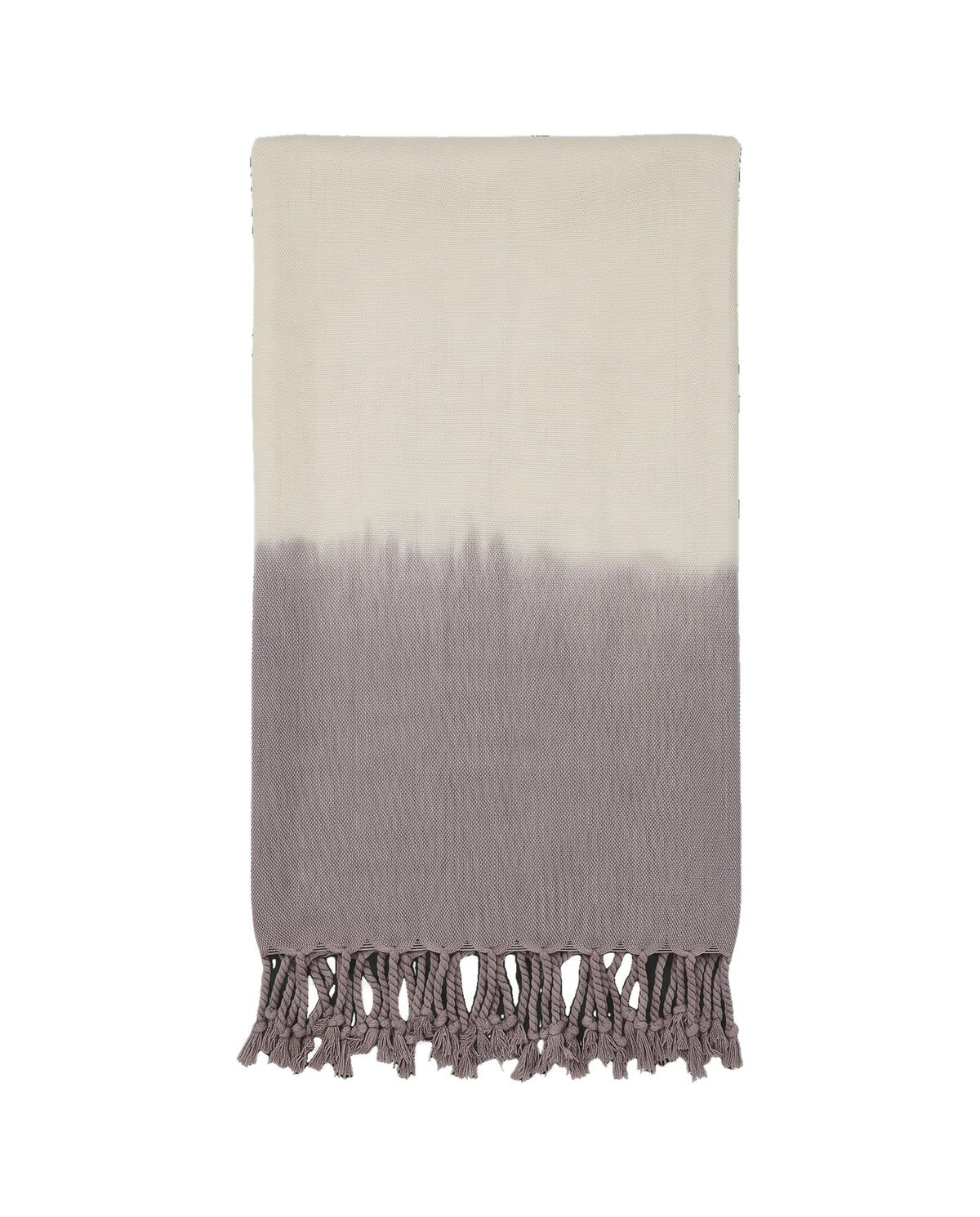 dip dye hamamdoek taupe - vrijstaand
