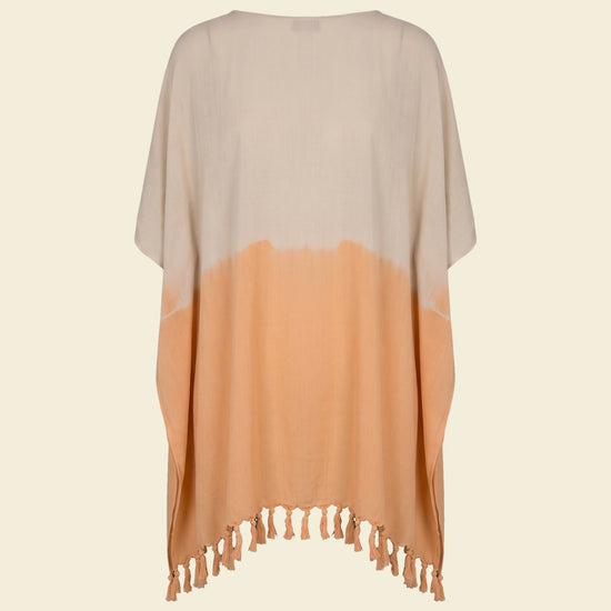 dip dye strandtuniek melon - op kleur
