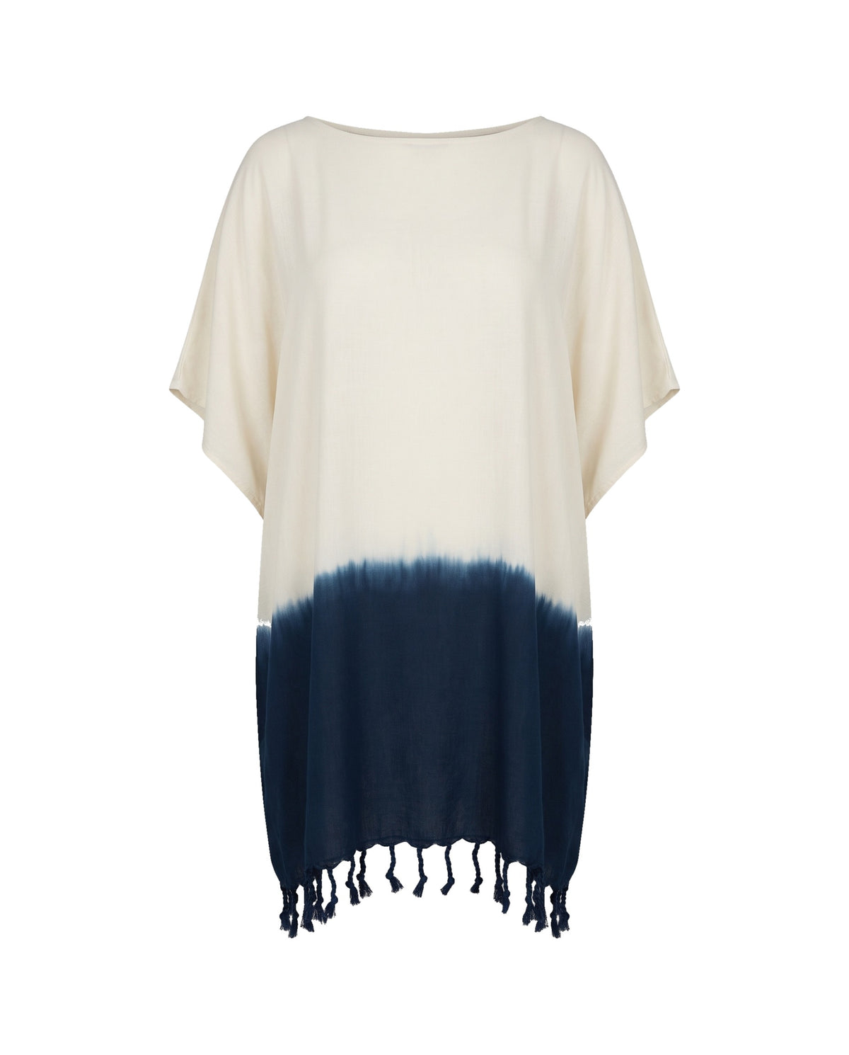 dip dye strandtuniek navy - vrijstaand