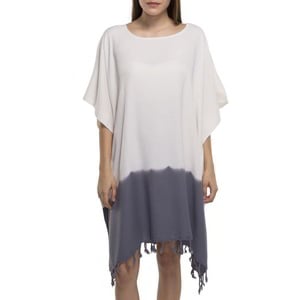 dip dye strandtuniek dark-grey