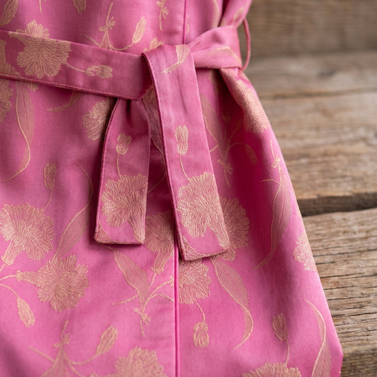 elegante kamerjas roze - detail